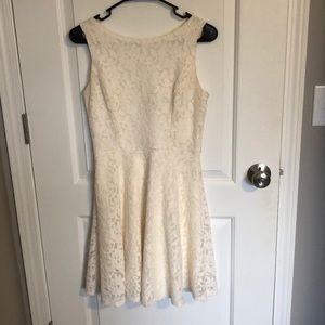 Speechless off white lace dress